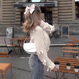 2025 Autumn And Winter New V Collar Wear Loose Lazy Breeze Knitted Sweater Skirt HZ1208