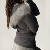 New Retro Mahjong Zipper Open Shirt Sweater Thai Sweater In Autumn And Winter 2025 To Keep Warm Hair Hooded Coat Woman HZ1220