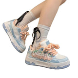 Dress Thick-Soled Shoes Women 2025 Autumn New Student Running Sneakers Dopamine Casual Shoes Women HZ1220