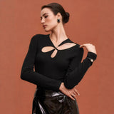 Spring And Autumn 2025 New Letter-Print Pocket Open Fork Casual Long Sleeve Long Sleeve Trousers Casual Casual Casual Set HZ1220