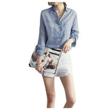 2025 Women's New Women's Fashion Casual Cotton Shirts Women's Long Sleeves Loose Thin Sunscreen HZ1220