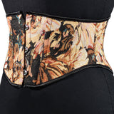 16Cm Short 3 Buckle New Oil Painting Monet Garden Belt Short Belt Outside The Fish Bone Support Strap Girded Waist HZ1208