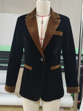 Hot Female Decoration Suit Autumn Dress Fashion Collar Temperament Retro Coat Woman HZ1220
