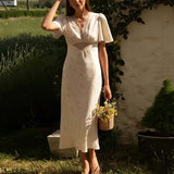 2025 Women's Autumn New Temperament V-Neck Print Wide Leg Pants Fashion Casual Set 661 HZ1208