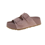 New Korean Version Of The Beach In The Summer Of 2025, Thick-Bottomed Slippers Slacker Slacker Pedal Slippers HZ1220