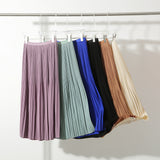 2025 New ϸϸϸϸϸ Art ñÞÖå Fairy Hundred Folded Skirt Silk Slippery Pendant Half Body Skirt HZ1220