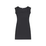 Spring And Summer 2025 New Women's Sexy Night Club Skirt Sleeveless Knitted Bag Sling Dress Woman HZ1220