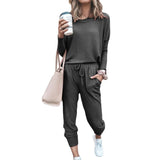2025 Multi-Color New Women's Loose-Fitting Long-Sleeved Casual Suit HZ1220