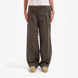 2025 Casual Pants Four Seasons Lattice Straight Trousers HZ1208