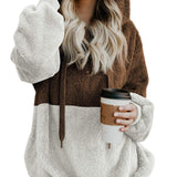 Autumn And Winter 2025 Tie-Up Hooded Hooded Tweed Jacket HZ1220