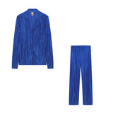 Women's Clothing Hot Burst Sexy Pressure Folds Loose Leisure Multi-Color Set HZ1220