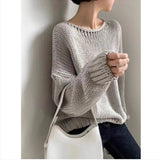 Spring/Autumn 2025 New Relaxed Backpack Coat Sweater Sweater Women's Round T-Shirt With Shortëed Vests HZ1208