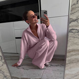 2025 Hot Spring And Autumn Imitation Sting Cardigan Women Lazy Wind Loose Sweater Jacket Soft Long-Sleeved Knitted Shirt HZ1208