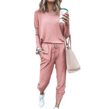 2025 Multi-Color New Women's Loose-Fitting Long-Sleeved Casual Suit HZ1220