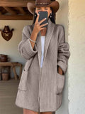 2025 Sheintemu Autumn And Winter Western Wind Long Sleeve Collar Sweater Cardigan HZ1208