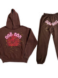 Men's And Women's Sp5der Spider Web Set 555555 Sportswear Sweater Jogging Pants HZ1208