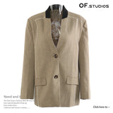 25 Autumn New Double Irregular Pants + Short Coat Top Fashion Casual Set Women 1815 HZ1208