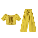 2025 New Women's Wide-Legged Trousers Commuting High-Waisted Solid-Colored Micro-Tape With Hanging Pants Casual Suit HZ1220