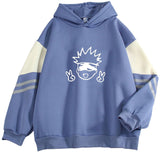 Men's Spring And Autumn 2025 Small-Caping Hooded Blouse Casual Cartoon Prints 1121 HZ1208