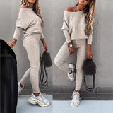 2025 Hot Sales Of Pure Color Fashion Casual Tying Slanted Shoulder Sports Trousers Trousers Suit Women HZ1220