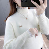 Lighthouse Velvet Solid-Colored Shirt Women's New Spring Retro Korean Version Of Loose And Loose Lazy Casual Blouse HZ1208