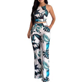 2025 New Urban Casual Print Women's Trousers Suit HZ1220