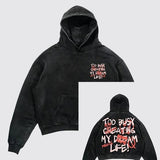 2025 Zippered Sweater Net Red Hooded Cardigan Small Clock Letter New Printed Coat Top HZ1208