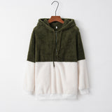 Autumn And Winter 2025 Tie-Up Hooded Hooded Tweed Jacket HZ1220