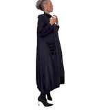 2025 Autumn And Winter Dress New Korean Version Of The Big-Size Fat MM Loose Popular Shirt Dress HZ1208