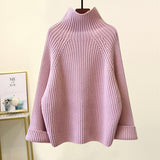 Fashion Korean Version Of The Suit Women's 2025 Autumn And Winter High-End Relaxation Knitted Sweater Half-Dress Two-Case HZ1220