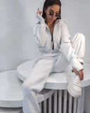 Hot 2025Ebay Hot Explosive Sports Casual Women's Hooded Jumpsuit Jumpsuit HZ1220