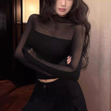 Irregular Shoulder Sling Vest Women's New Summer Folded Blouse Wear HZ1208