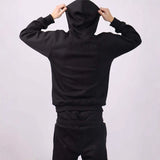 (2266#) 2025 New CRADE Hooded Sportswear And Fake Two Pairs Of Pants With Men's And Women's Embroidery Sets HZ1208