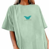 2025 Arts And Chinese Youth Cotton T Short Sleeve Korean Loose Harajuku INS Round-Neck Short Sleeve Shirt Pure Cotton T-Shirt HZ1208