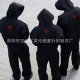 2025 Harajuku Y2K Spring And Autumn Hooded Sports Cardigan Zip Graffiti Print Long-Sleeved Hoodie Coat Code HZ1208