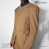 25 Autumn New Double Irregular Pants + Short Coat Top Fashion Casual Set Women 1815 HZ1208