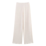 Quality Asymmetric Blouse 0347302 Textured Trousers 0347303 Set HZ1208