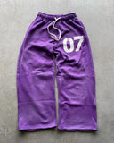 07 Trend Street Loose Sweatwear Suit Men And Women's Hip-Hop Sports Zipper Hoodie Trousers Set HZ1208