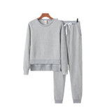 9141#2025 New Two-Piece Suit Irregular Fork Set Women's Set HZ1220