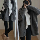 Women's Knitted Sweater Skirt Temperament Round Neck Long Sleeve Sexy Solid Color To Show Thin Ass Skirt HZ1208