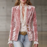 New Fashion Elegant Temperament Zippered Horn Sleeve Knitted Fishtail Skirt HZ1208