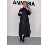 2025 Autumn And Winter Dress New Korean Version Of The Big-Size Fat MM Loose Popular Shirt Dress HZ1208