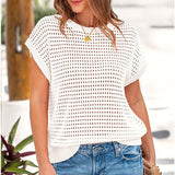 Autumn And Winter Sweater Women's Fashion Thin Round-Neck Long Sleeve Button Short Loose Cardigan Top Coat HZ1208