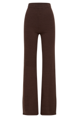 Angelina Knit Pants - Chocolate